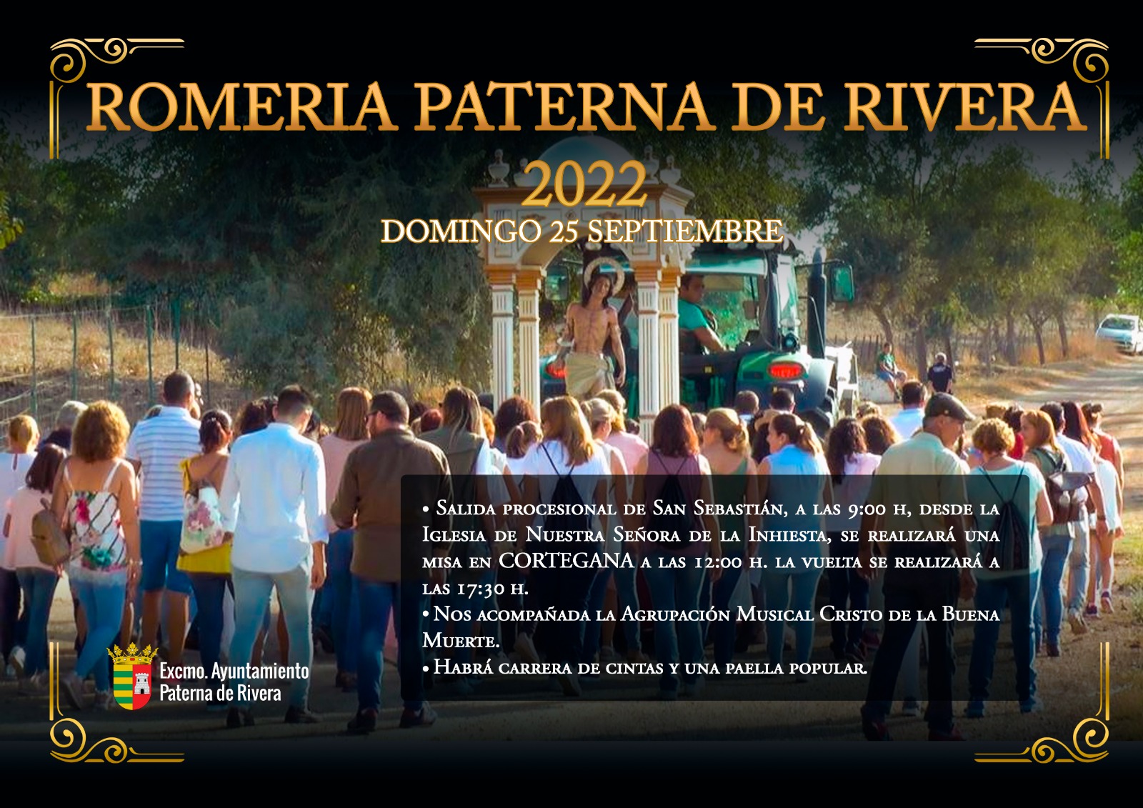 Romería de San Sebastián 2022 Paterna de Rivera